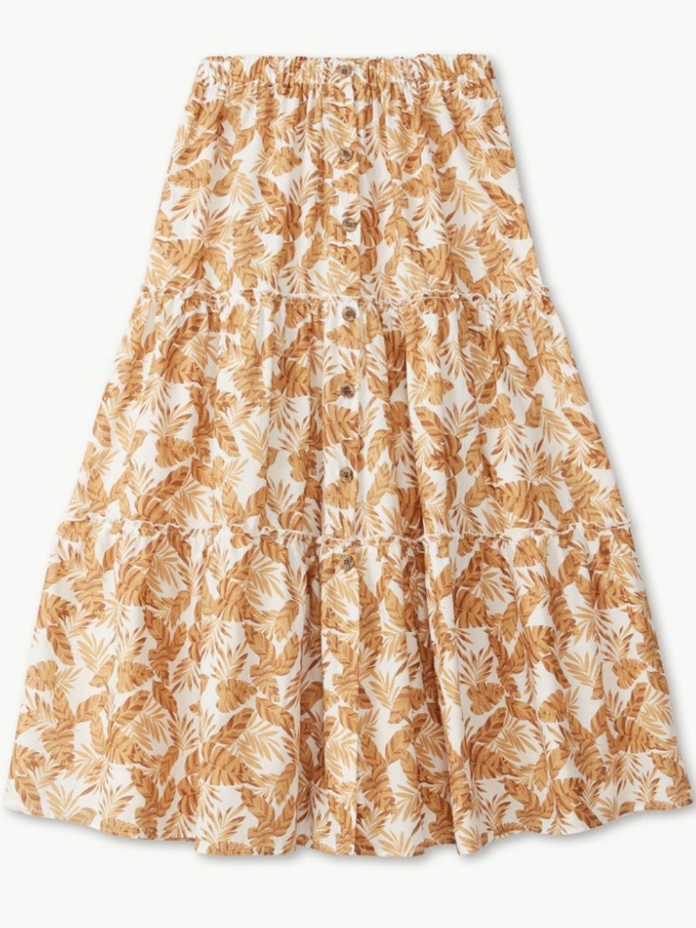Eberjey Nolita Vintage Palm Print Maxi Skirt